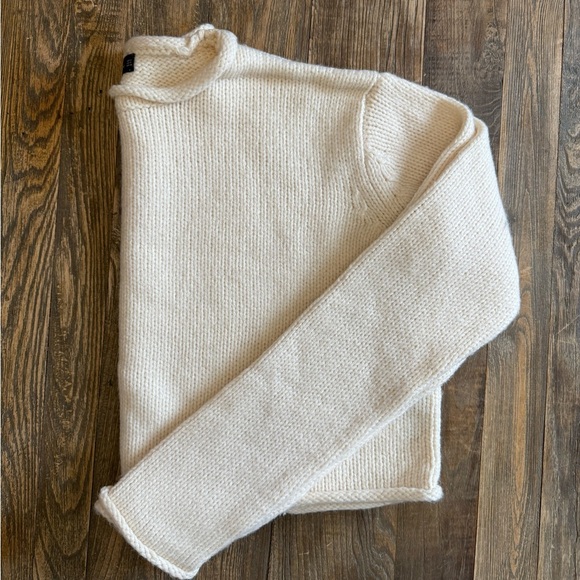 Zara Cream Knit Sweater - Picture 4 of 8